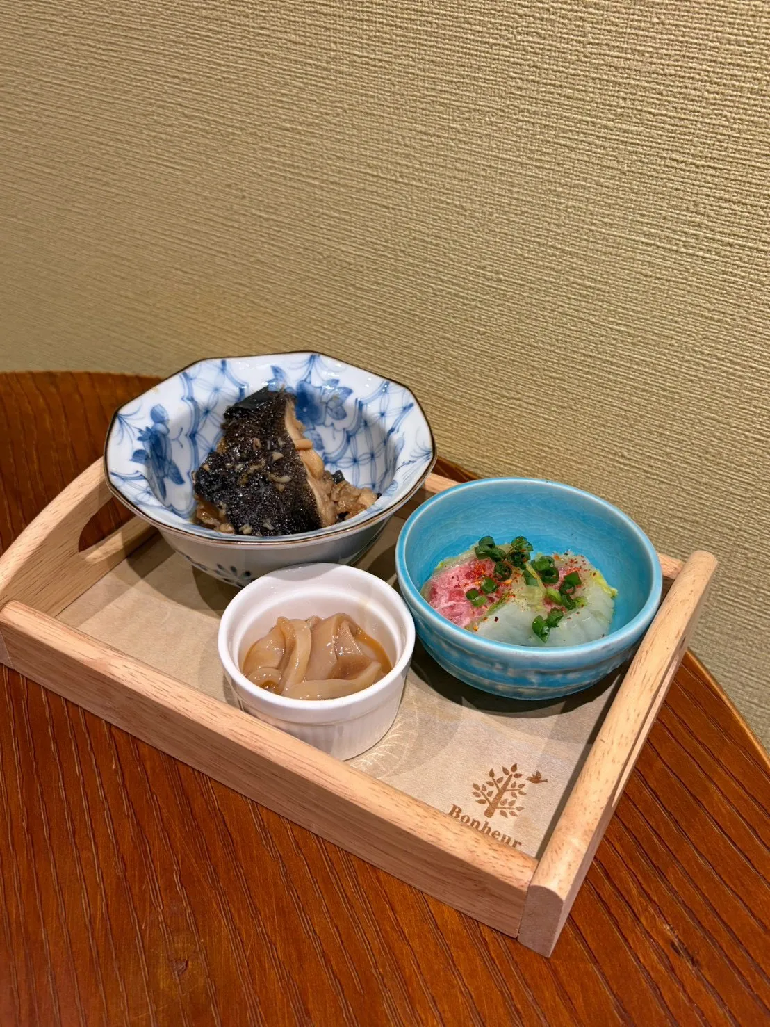 おつまみ三種